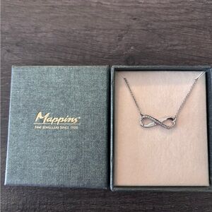 Mappins Fine Jewellers Sterling Silver Infinity Necklace